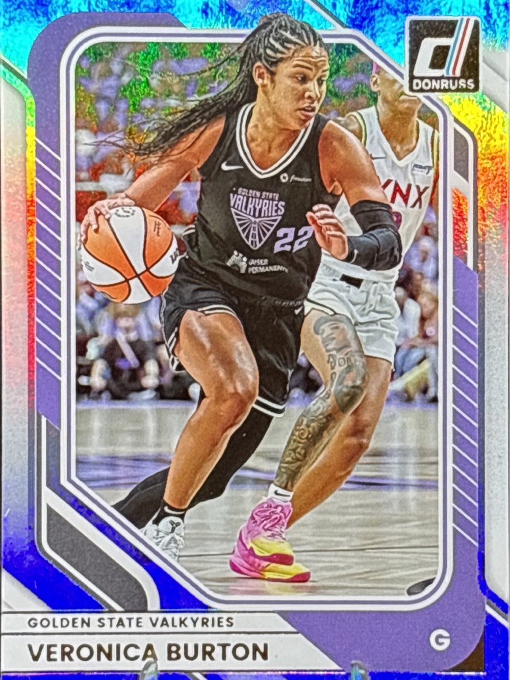 Panini Donruss Veronica Burton Basketball Trading Card - Prizm
